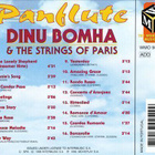Panflute • Dinu Bomha & The Strings Of Paris CD - pikkukuva 2