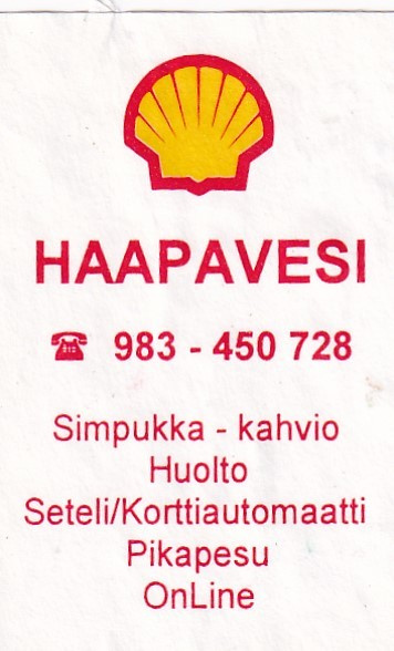 Haapavesi , SHELL 1/9