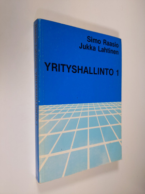 Simo Raasio : Yrityshallinto 1