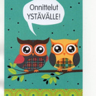 "ONNITTELUT YSTÄVÄLLE!" -KORTTI /Karto - pikkukuva 1