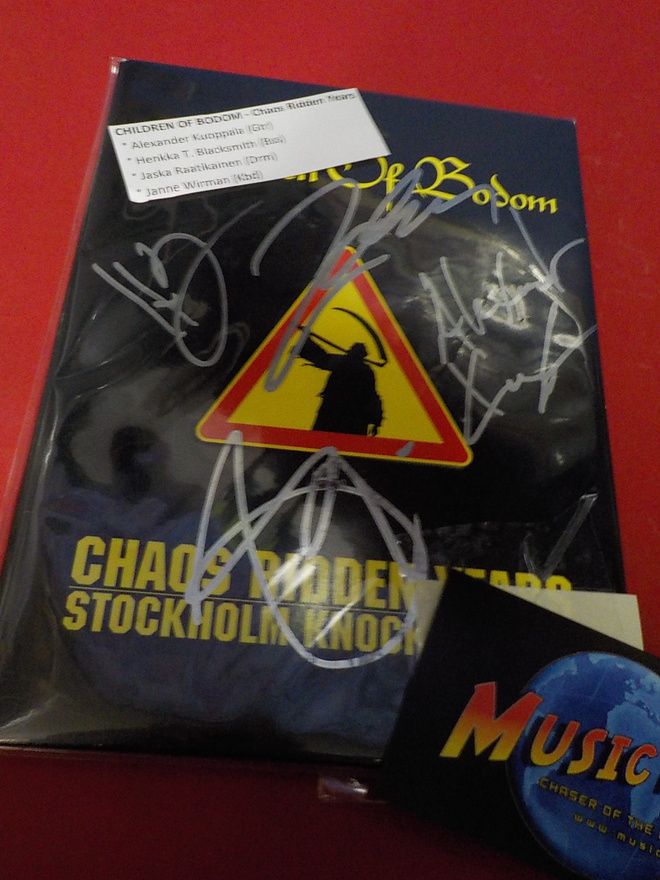 CHILDREN OF BODOM DVD NELJÄLLÄ NIMMARILLA