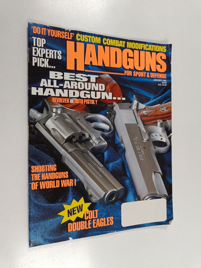 Handguns for sport & defence january 1992