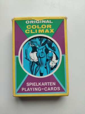 K-18 pelikortit Original color climax v.1979