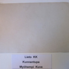 VANHA Postikortti Lieto Kirkonkylä Suomen Lippu ym 1920-l - pikkukuva 2