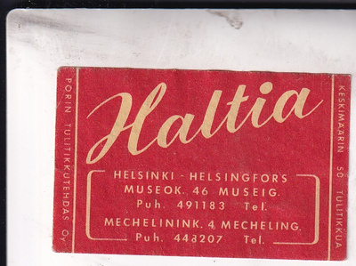 Helsinki, Haltia ,  s65