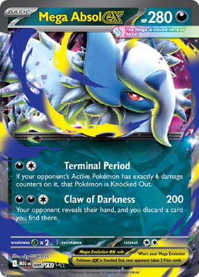 Mega Absol ex 086/132 - Mega Evolution - NM/M