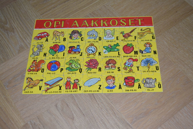 opi aakkoset palapeli