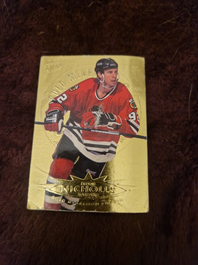 1995 Fleer Ultra Gold 34 Bernie Nicholls