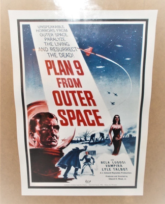 PLAN 9 FROM OUTER SPACE (HQ POSTER) UUSI