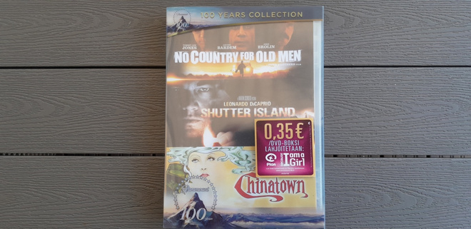 DVD: No Country For Old Men + Shutter Island + Chinatown