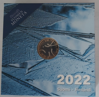 * Jääkiekon MM 2022 5€ Juhlaraha Numeroitu 3000 Kpl
