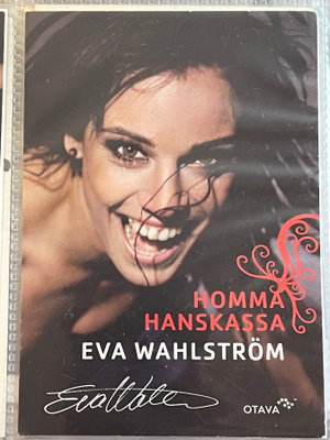 Eva Wahlström nimikirjoitus kortissa