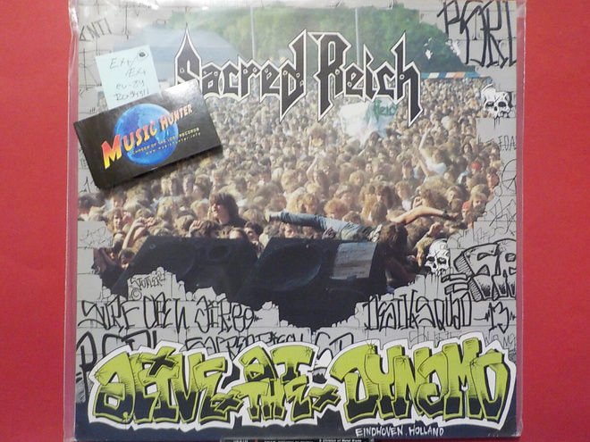 SACRED REICH - ALIVE AT THE DYNAMO - EU 1989 EX+/EX+ LP