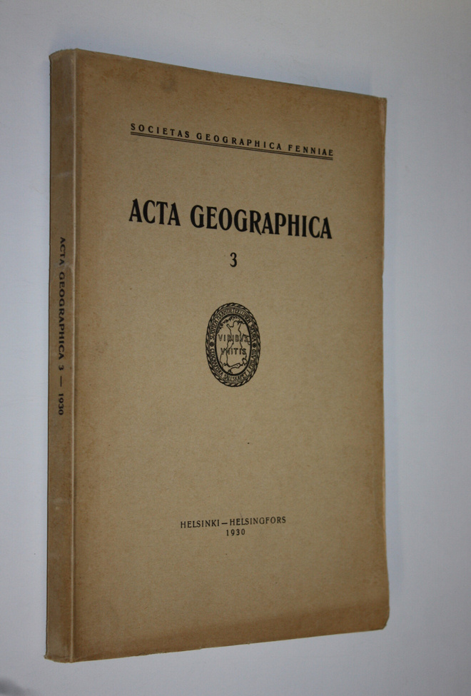 Hans Hausen : Acta geographica 3 : Geologische Beobachtun...