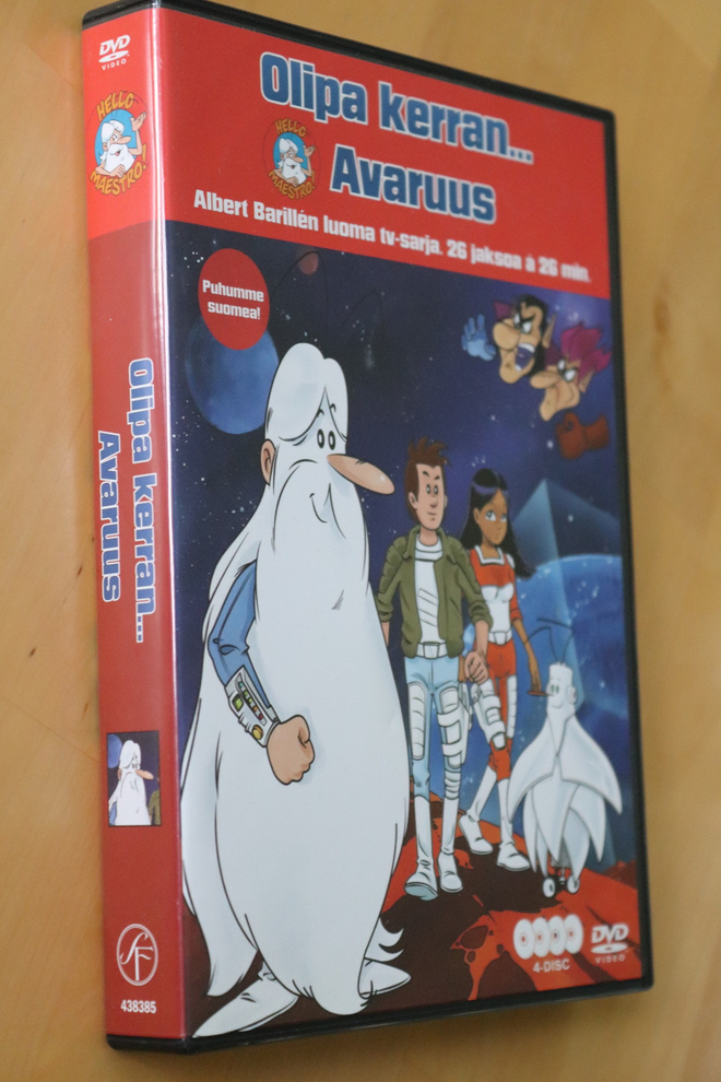 4DVD Olipa kerran avaruus ( 1982 Albert Barille )
