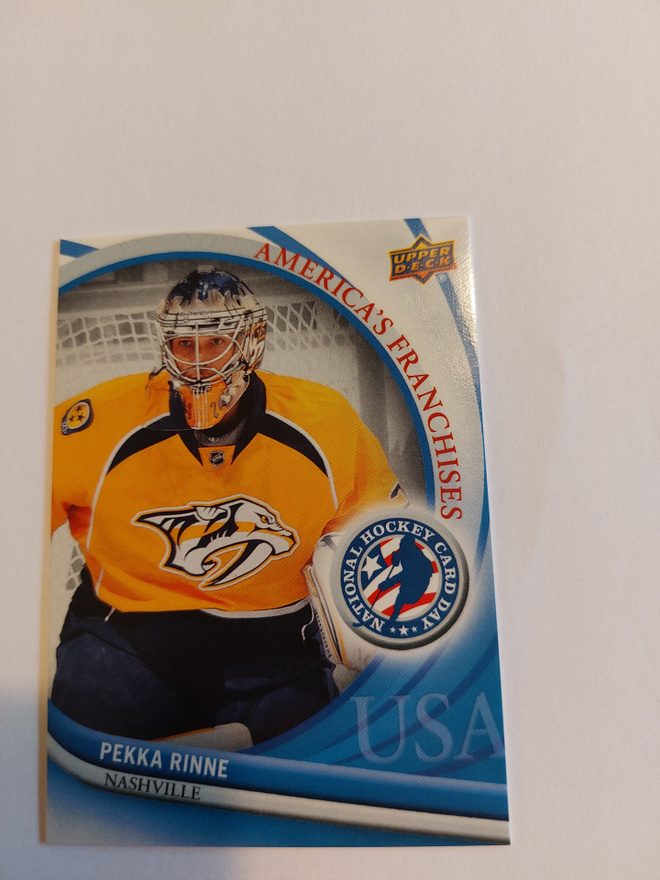 2011-12 UD National Hockey Card Day USA #4 Pekka Rinne