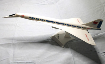 Suuri koko aito 1960-70 vanha tuotanto Tupolev pienoismalli