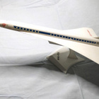 Suuri koko aito 1960-70 vanha tuotanto Tupolev pienoismalli - pikkukuva 1