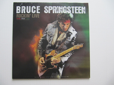 Bruce Springsteen Best of Rockin' Live From Italy 1983 LP