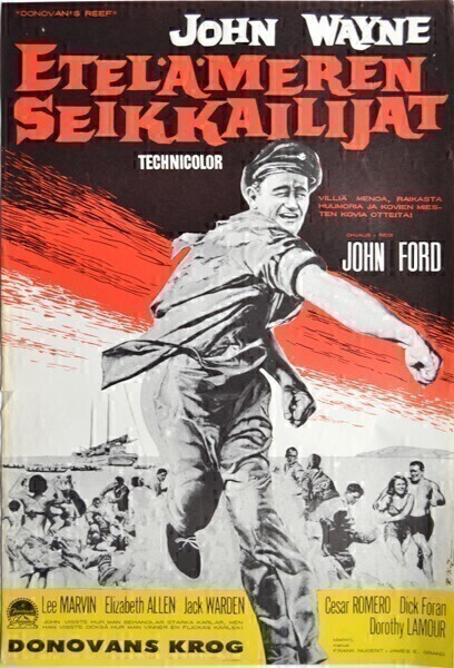Elokuvajuliste: Etelämeren seikkailijat (John Wayne)