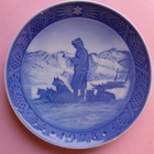 Seinälautanen JOULU Tanska 1978 Halk. 18cm Royal Copenhagen - pikkukuva 1