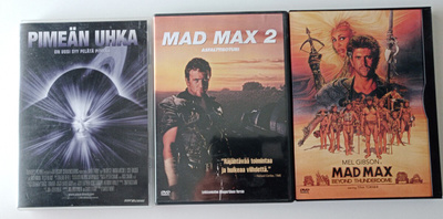 3 DVD elokuvaa