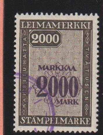 Leimamerkki M 1928 2000 mk (LaPe 2004: 25 EUR)