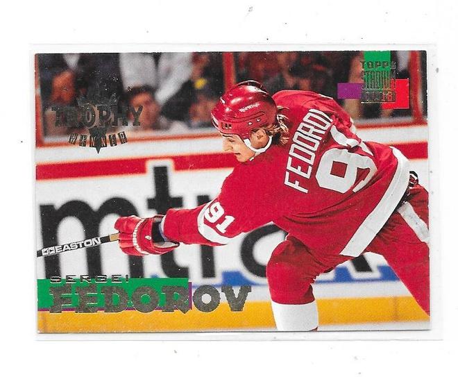 1994-95 Stadium Club #268 Sergei Fedorov Detroit Red Wings