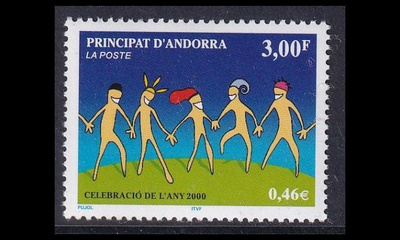Andorra Fr 546 ** Millenium (2000)