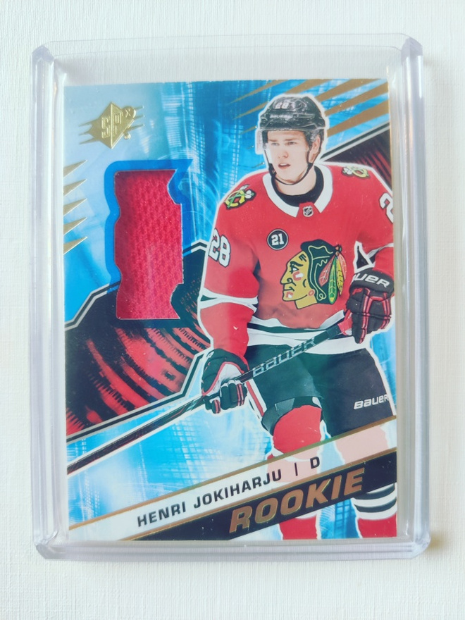 Henri Jokiharju - 18-19 SPx Rookie Jersey