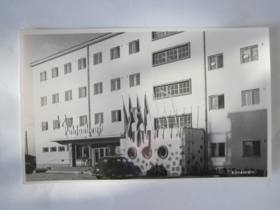 VANHA Postikortti Lappi Rovaniemi 1950-l Alkup.Mallikappale
