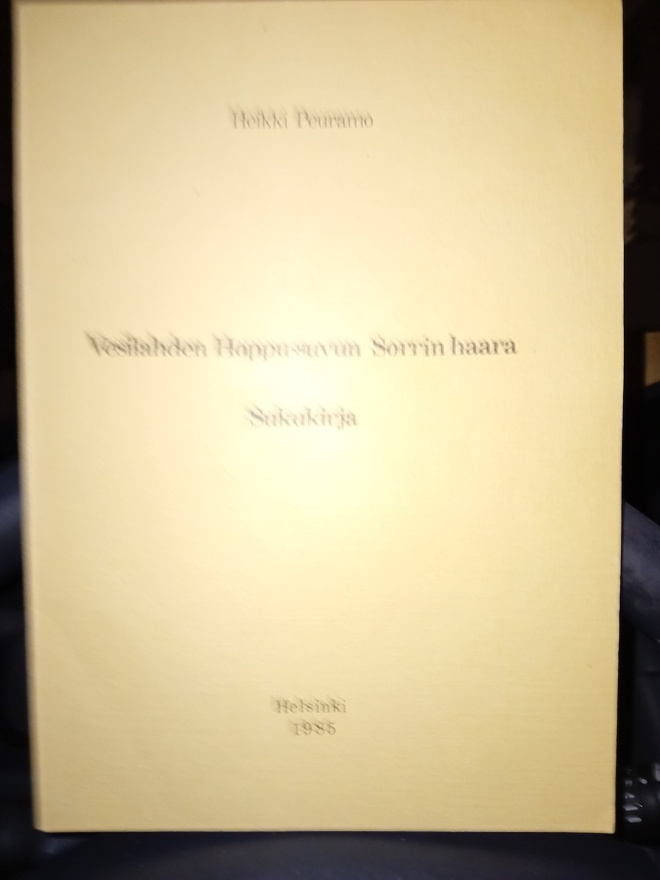 Peuramo : Vesilahden Hoppu-suvun Sorrin haara