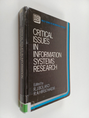 R. A. Hirschheim : Critical issues in information systems...
