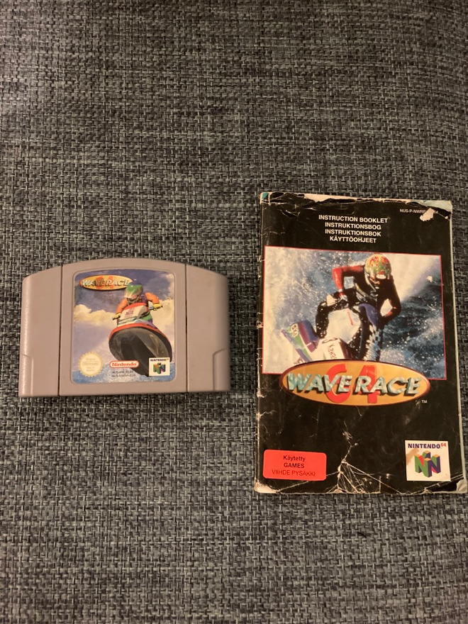 N64: Wave Race 64 (L+M, SCN, Suomiohjeet)