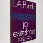 L. A. Puntila : Puheita ja esitelmiä 1962-1975 - pikkukuva 1