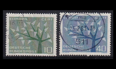 Saksa 383-4 o Europa (1962)