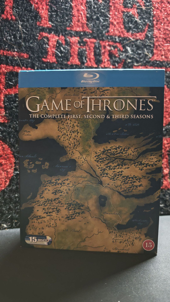 Game of thrones kaudet 1-3 Blu-ray boksi