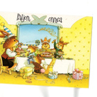 "PALJON ONNEA" -KORTTI /Pupujen juhlat....Cardtoon - pikkukuva 1