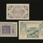 Itävalta Notgeld 10, 20, 50 Heller, Brunnenthal 1920 - pikkukuva 1