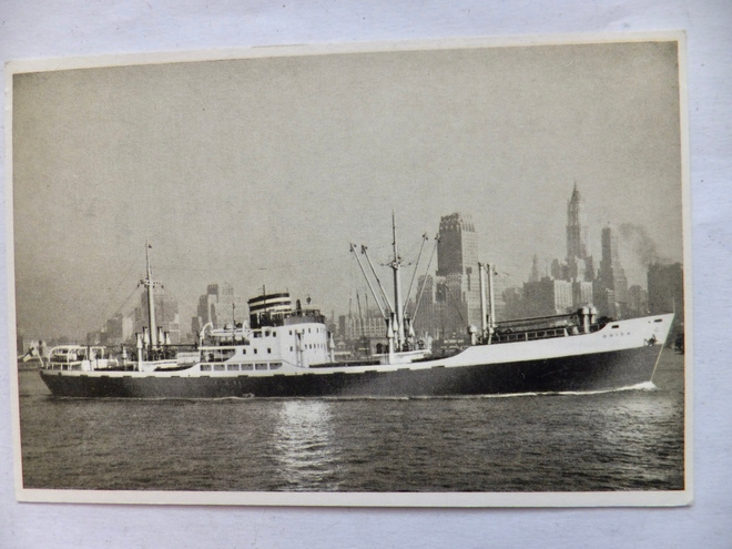 VANHA Postikortti Laiva Orion SHO 1920-l