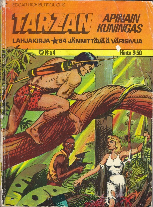 Tarzan lahjakirja N:o 4 (williams oy 1973)
