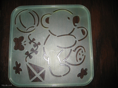 Tupperware piirrustuslevy : Tiwi nalle + leija