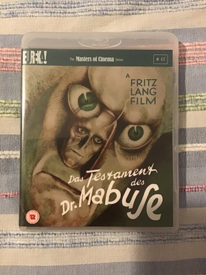 Das Testament des Dr. Mabuse (Blu ray) Masters of Cinema