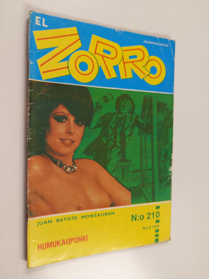Juan Batiste Montauban : El Zorro nro 210 8/1976 : Humuka...