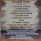 CD - REFLECTION DIES – Corrupted Throne  2013 hard rock MINT - pikkukuva 2