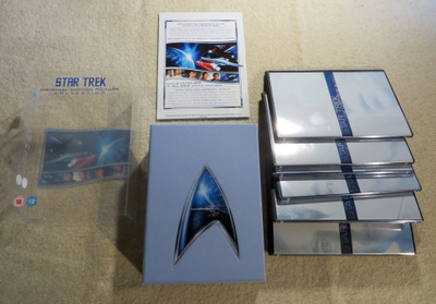 STAR TREK 1 - 6 LEFFABOKSI - 7DVD - Suomitekstit