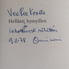 Onnimanni : Hellästi hymyillen : pakinoita (signeerattu, ... - pikkukuva 3