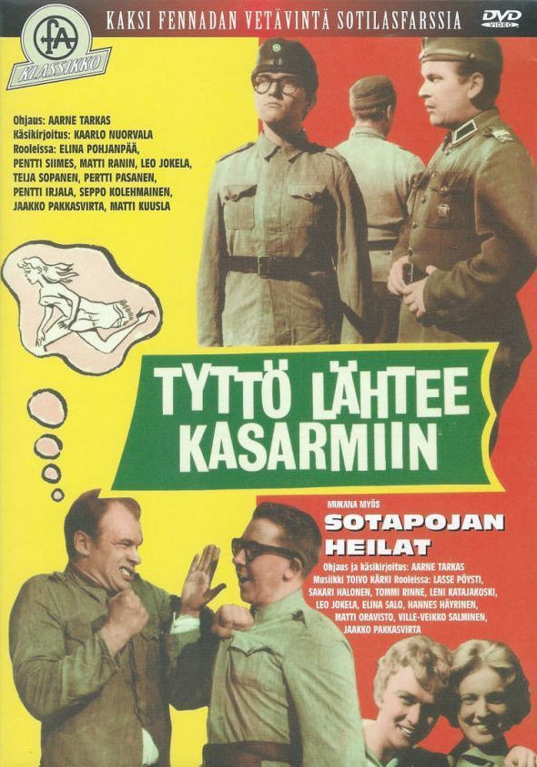 Tyttö Lähtee Kasarmiin + Sotapojan Heilat  -  DVD