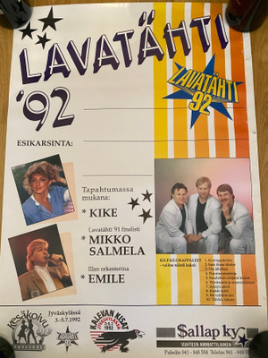 Lavatähti 92 juliste