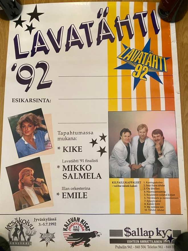 Lavatähti 92 juliste
